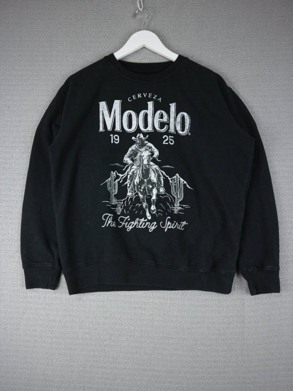Cerveza Modelo The Fighting Spirit Cotton Crewneck Sweater Mens Medium